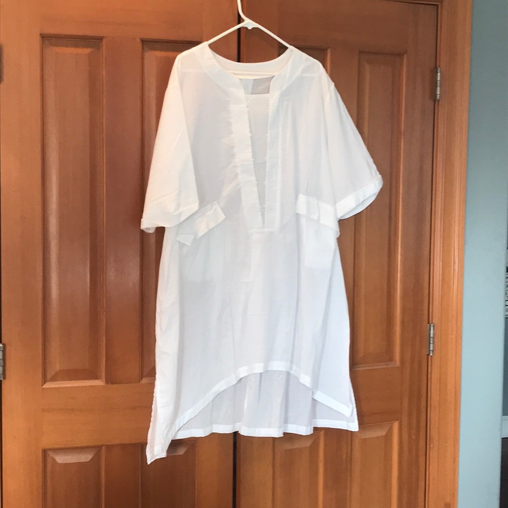 White linen shirt/dress never worn